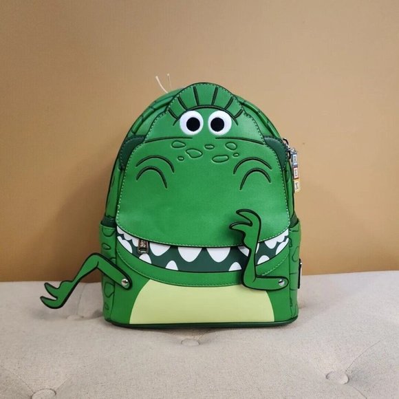 Loungefly Disney Pixar Toy Story Rex Cosplay Mini Backpack NYCC Exclusive NEW - Picture 3 of 13